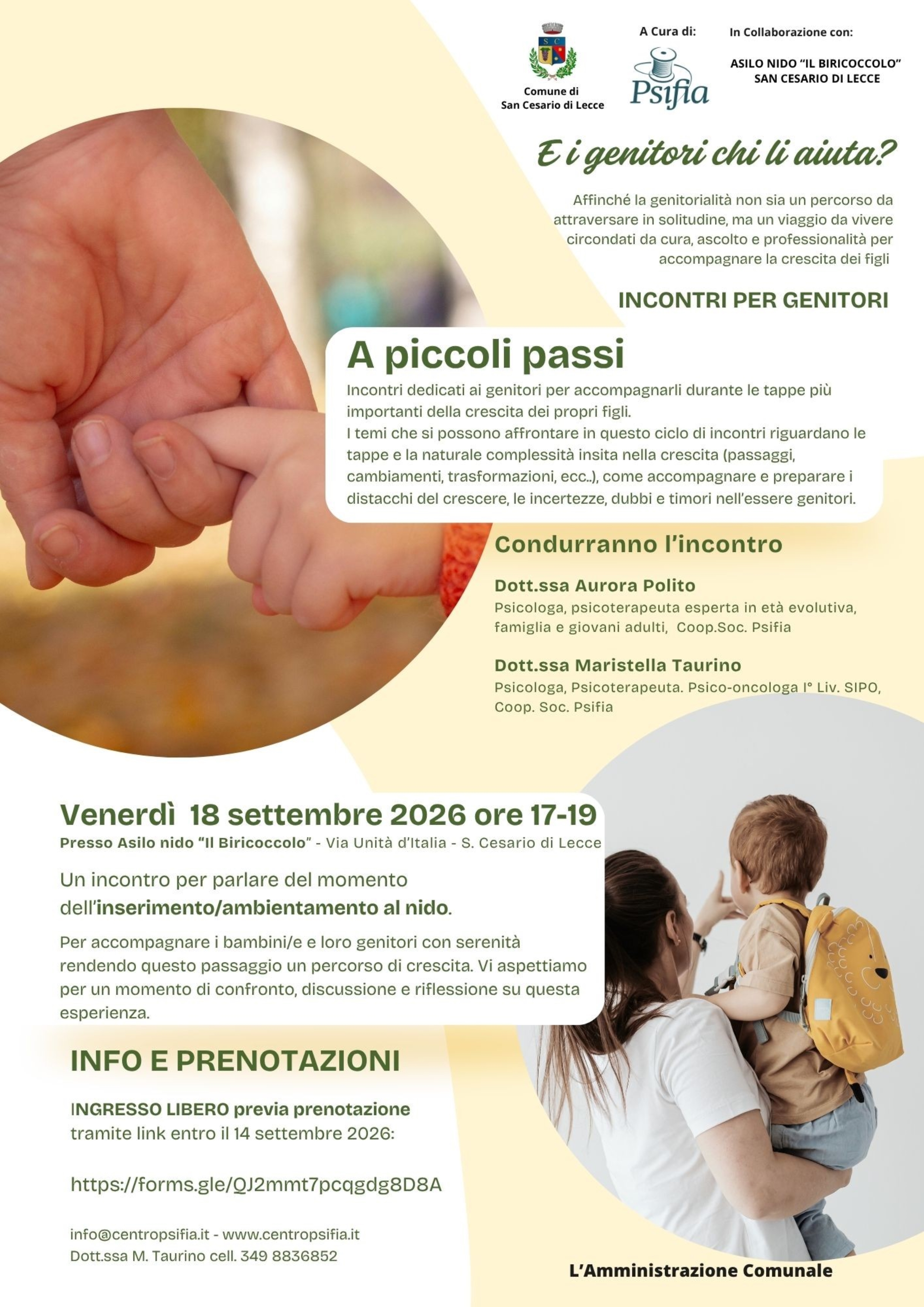 E i genitori chi aiuta?