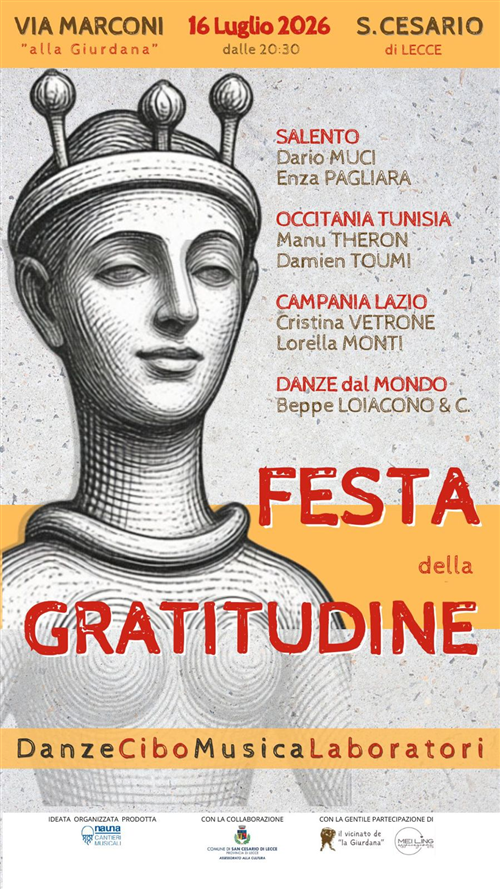Festa della Gratitudine 16 Luglio ore 20.30 Via Marconi ( Alla Giurdana)