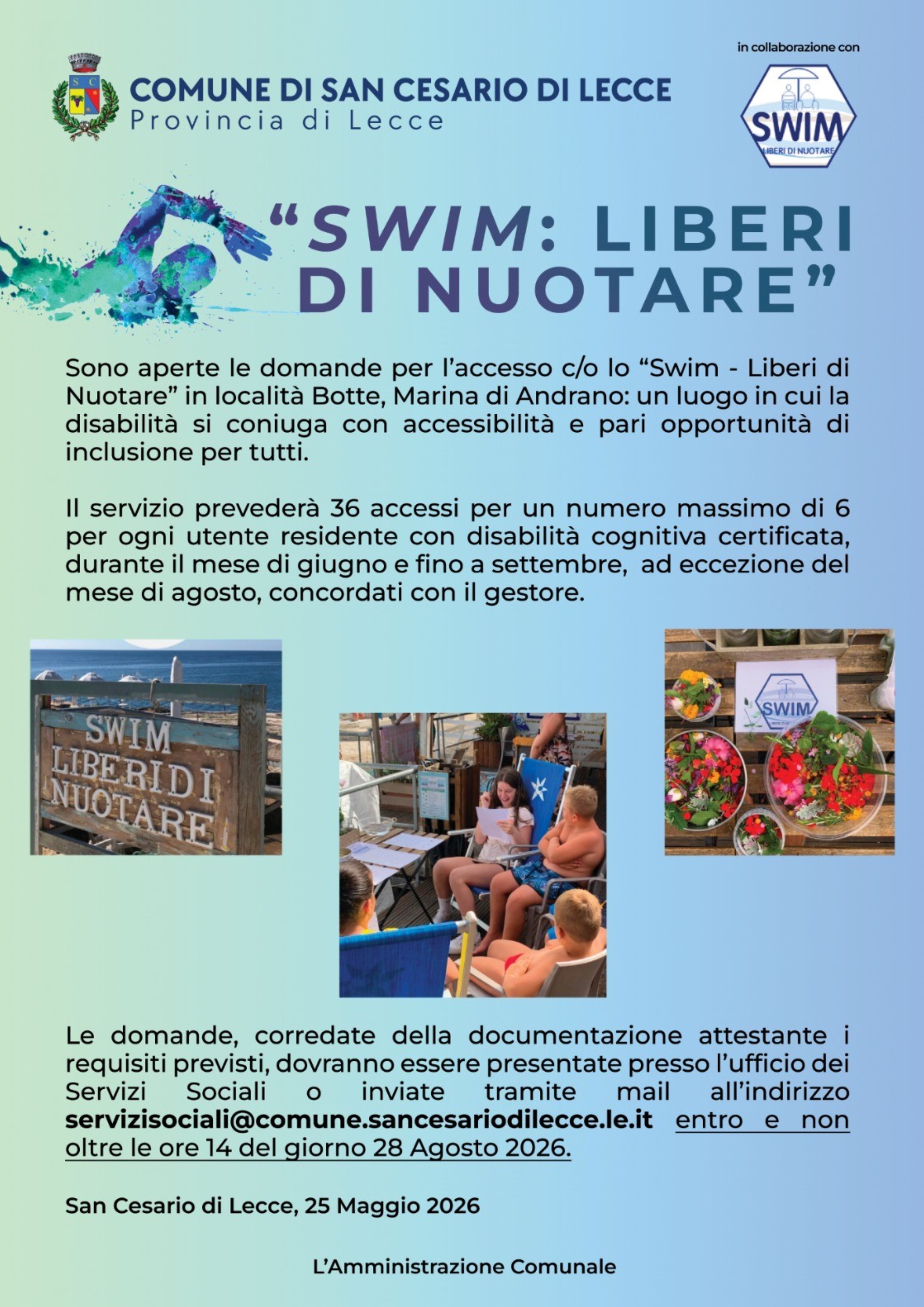 "Swim: Liberi di nuotare"