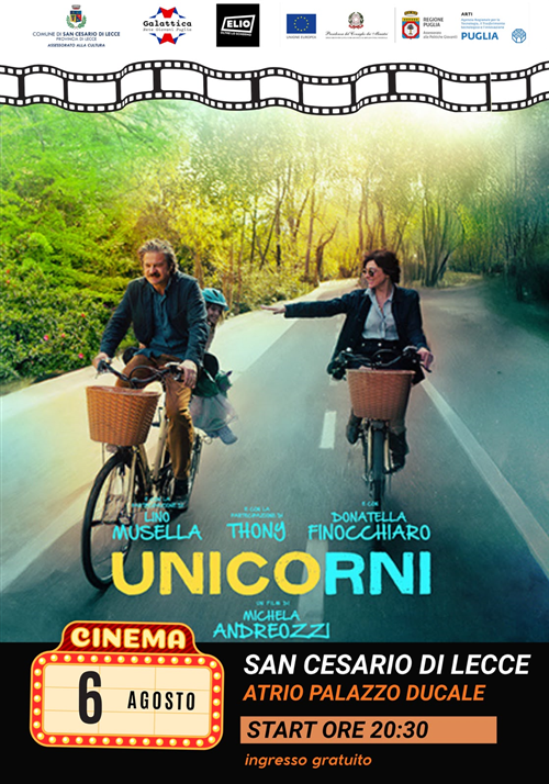 appuntamento Cinema  6 Agosto Atrio Palazzo Ducale Start 20.30